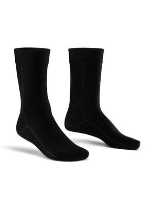 Erkek Siyah Gümüş Diyabetik Terapatik Soket Çorap BNYSS101E