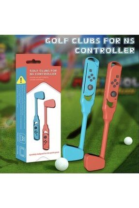 Nintendo Switch Joycon Golf Sopası 2li Set (super Mario Golf Uyumlu) Ggolfclubsforns