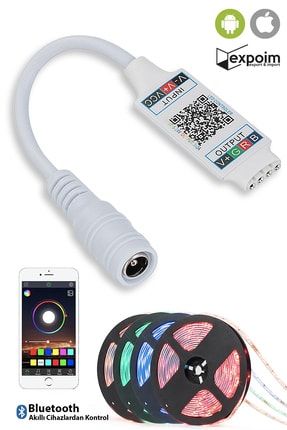 Rgb Led Kontrol Bluetooth Cihazı - Akıllı Cihazlarda Uygulama Üzerinden Kontrol TRS010201