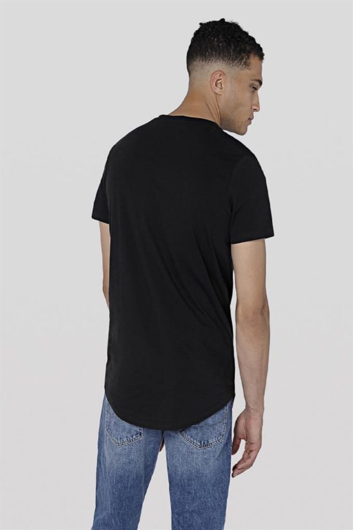 تیشرت مردانه مشکی جک اند جونز | 12113648 اورجینال - تصویر 3