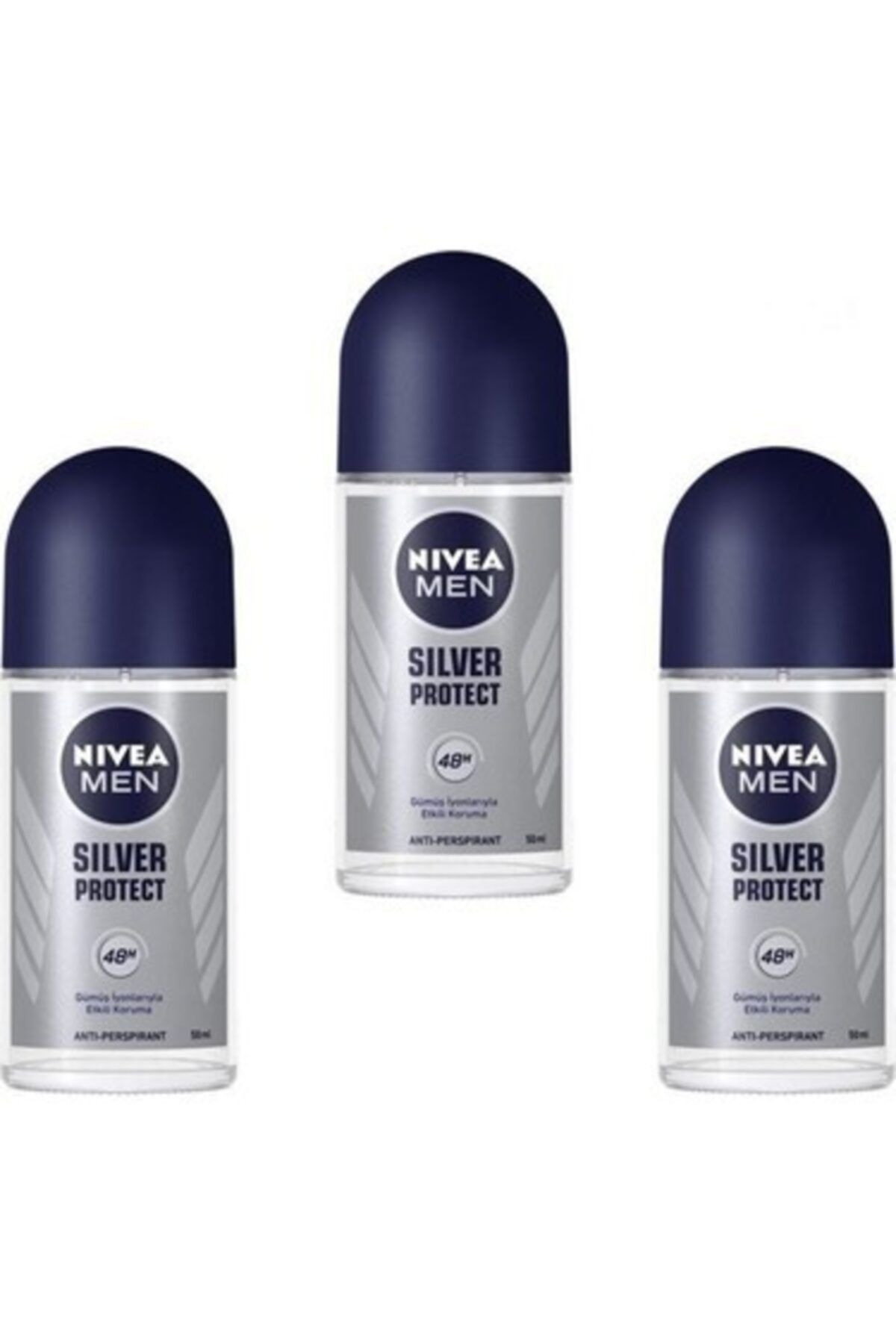 مردانه رول محافظ نقره ای 50 میلی لیتری 3 تکه NIVEA