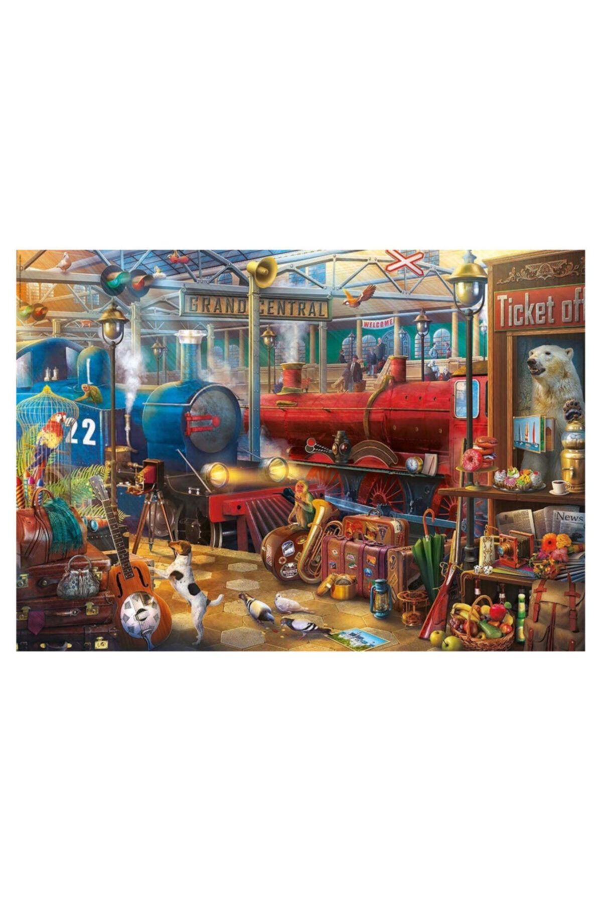 EDUCA Enigma Serisi Tren Istasyonu 500 Parça Puzzle PN7463