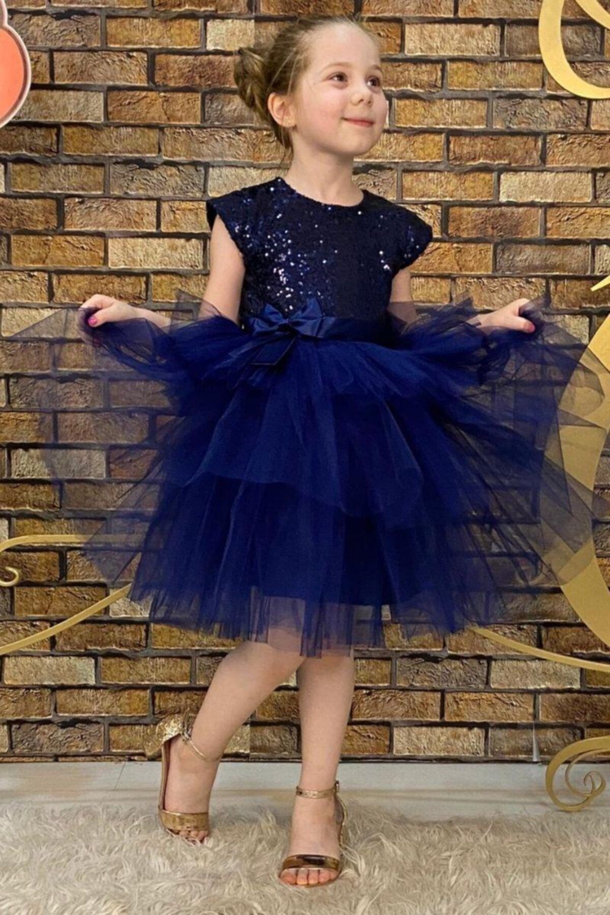 Baby girl navy discount occasion dress