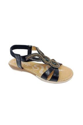 8717 Sıvama Deri Fashion Kadın Sandalet P-000000000000006841