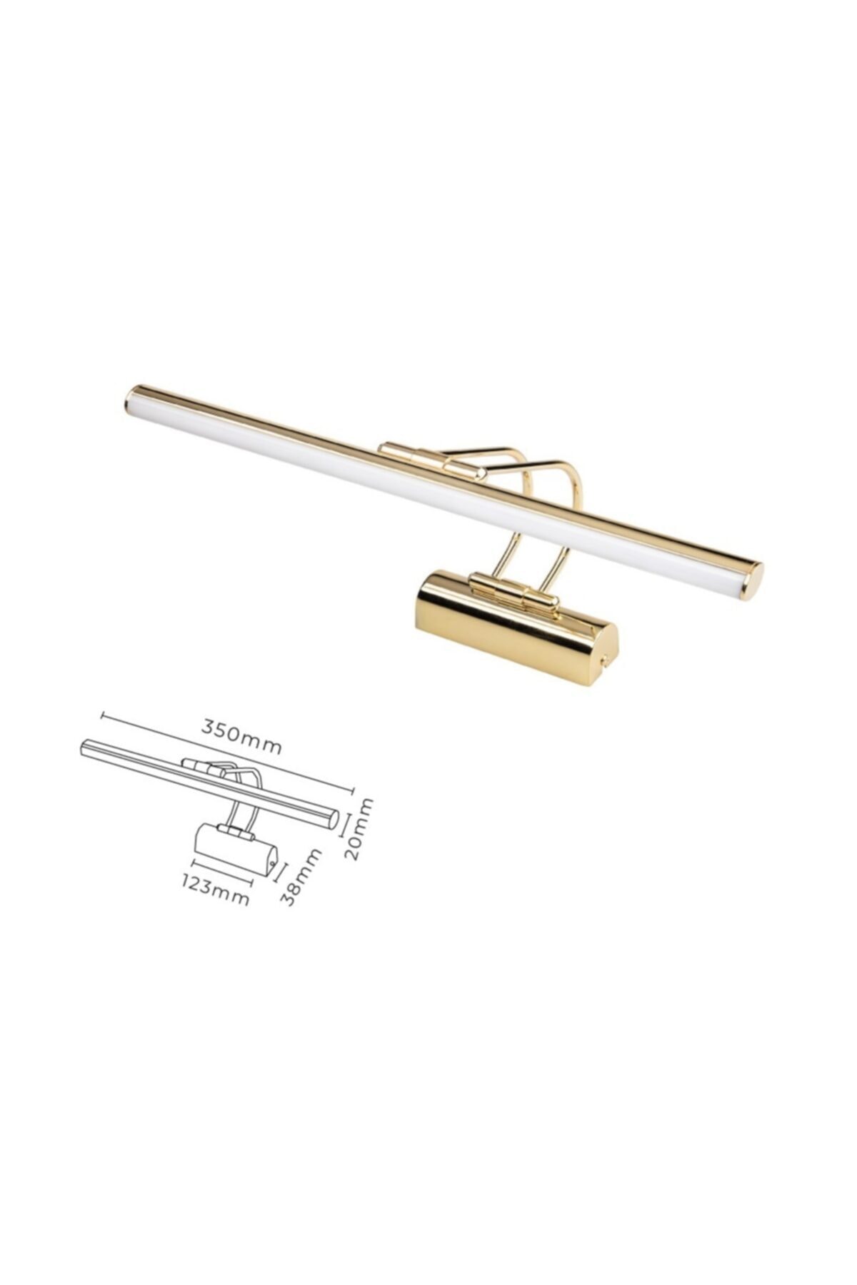 MOLLED Gold Aplik Ayna Üstü Ve Tablo Aydınlatması Mol8051