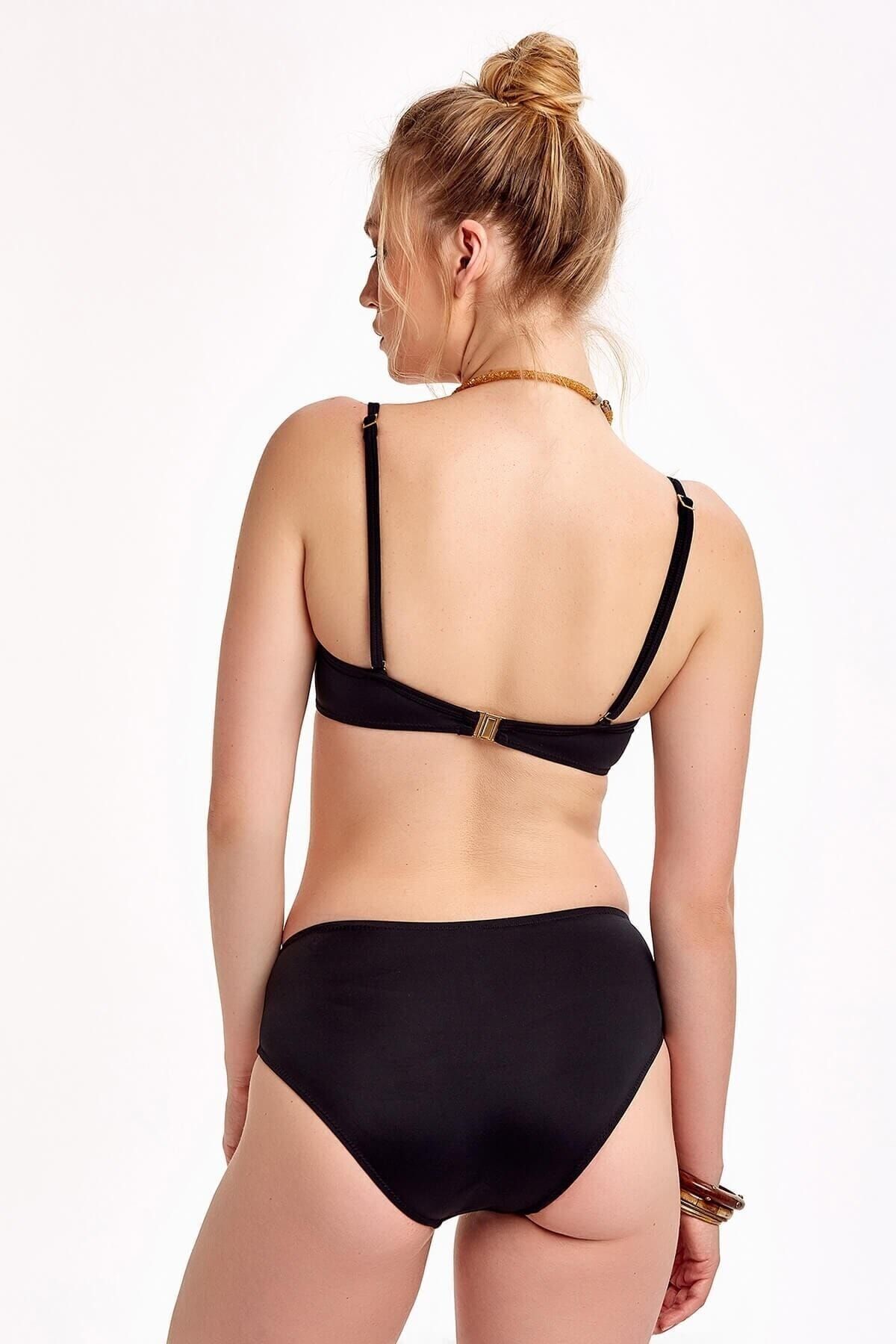 Argento-Leopard Patterned Covered Bikini Set 2