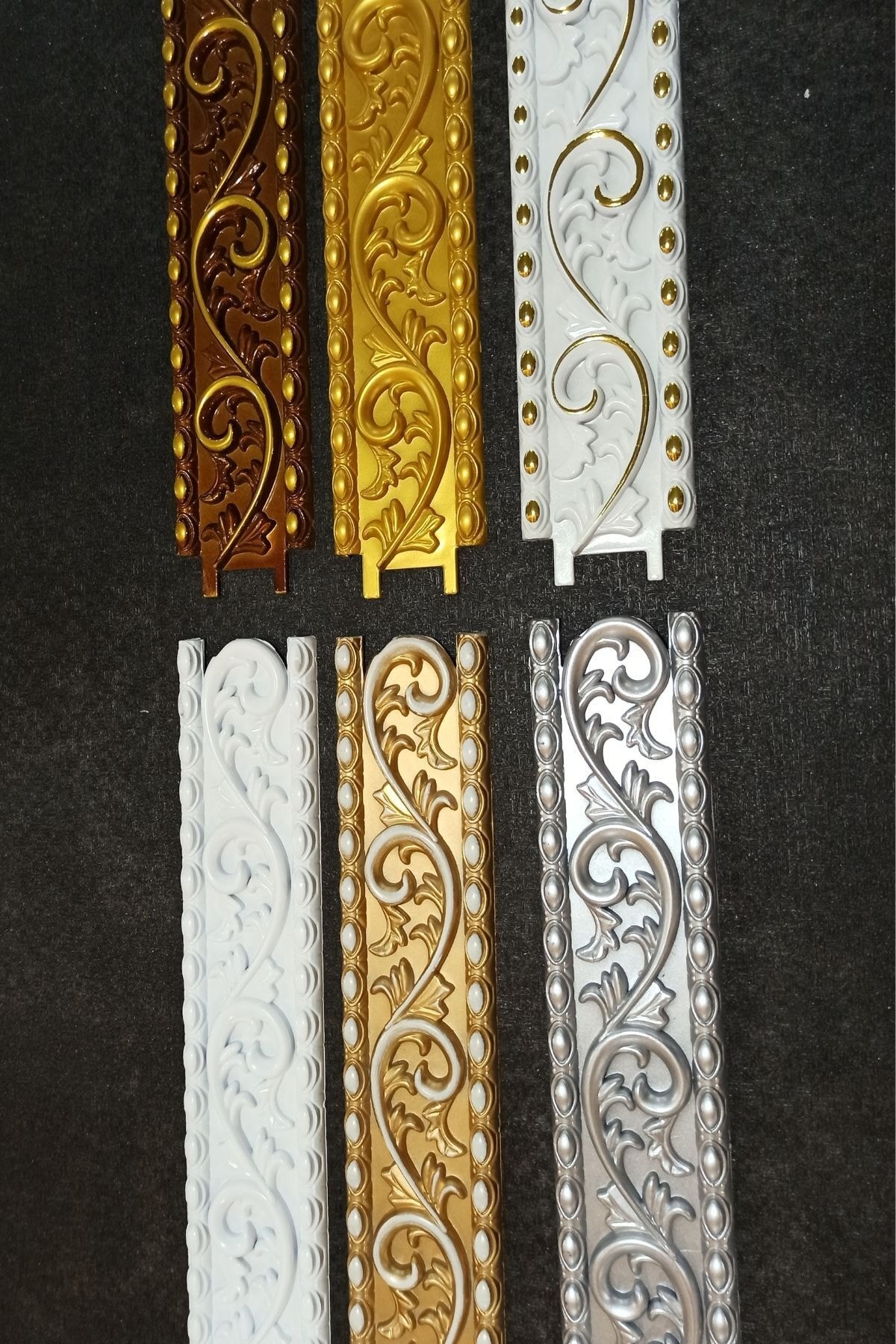 Docogold Saray Tavan Çıta Bordür Kahve Eskitme 10 Cm X 100cm 4