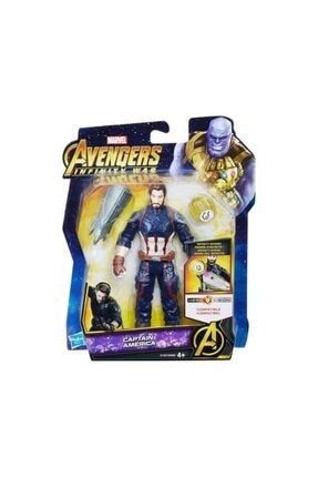 Avengers: Infinity War Captain America Figür Ve Sonsuzluk Taşı E1407 5010993463442