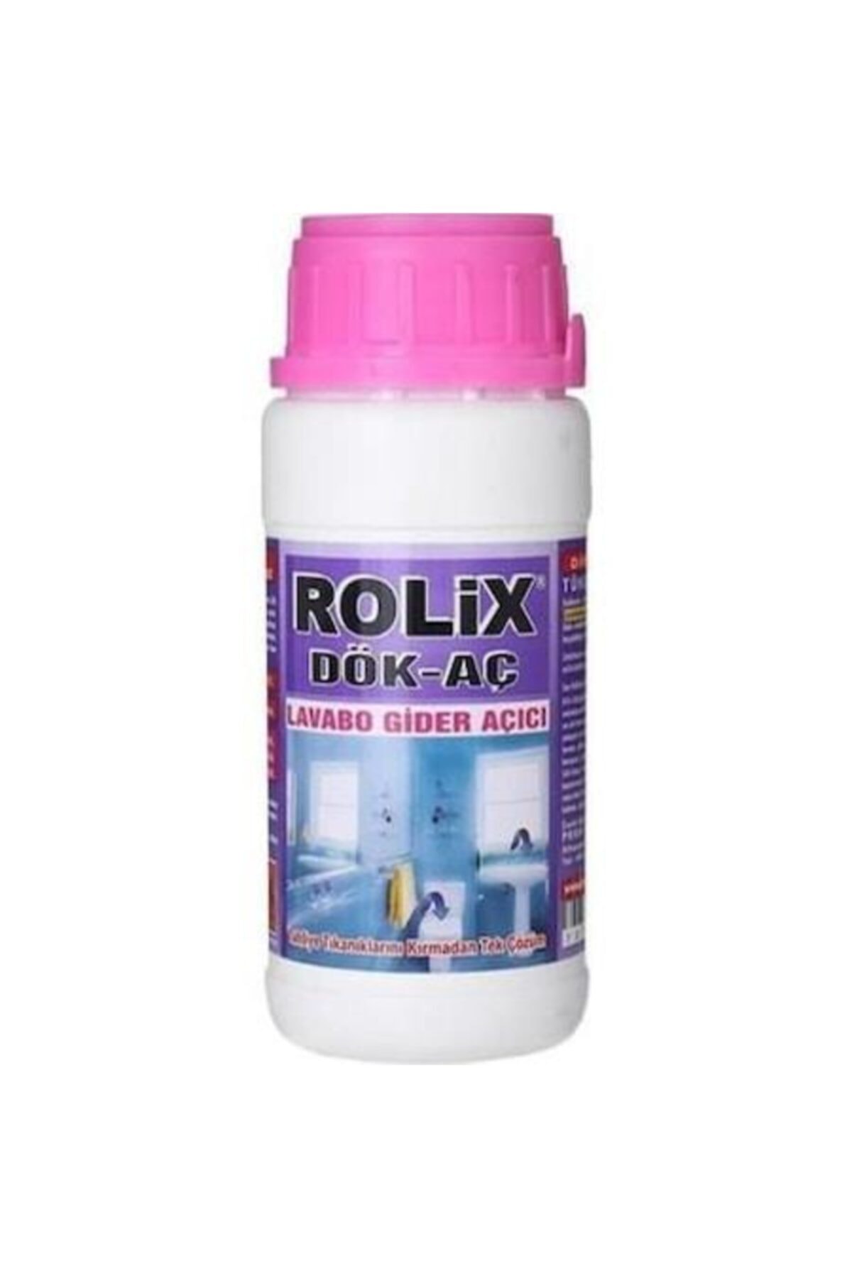 Tuğra Rolix Dök Aç Banyo Lavabo Wc Açıcı 500 Gr