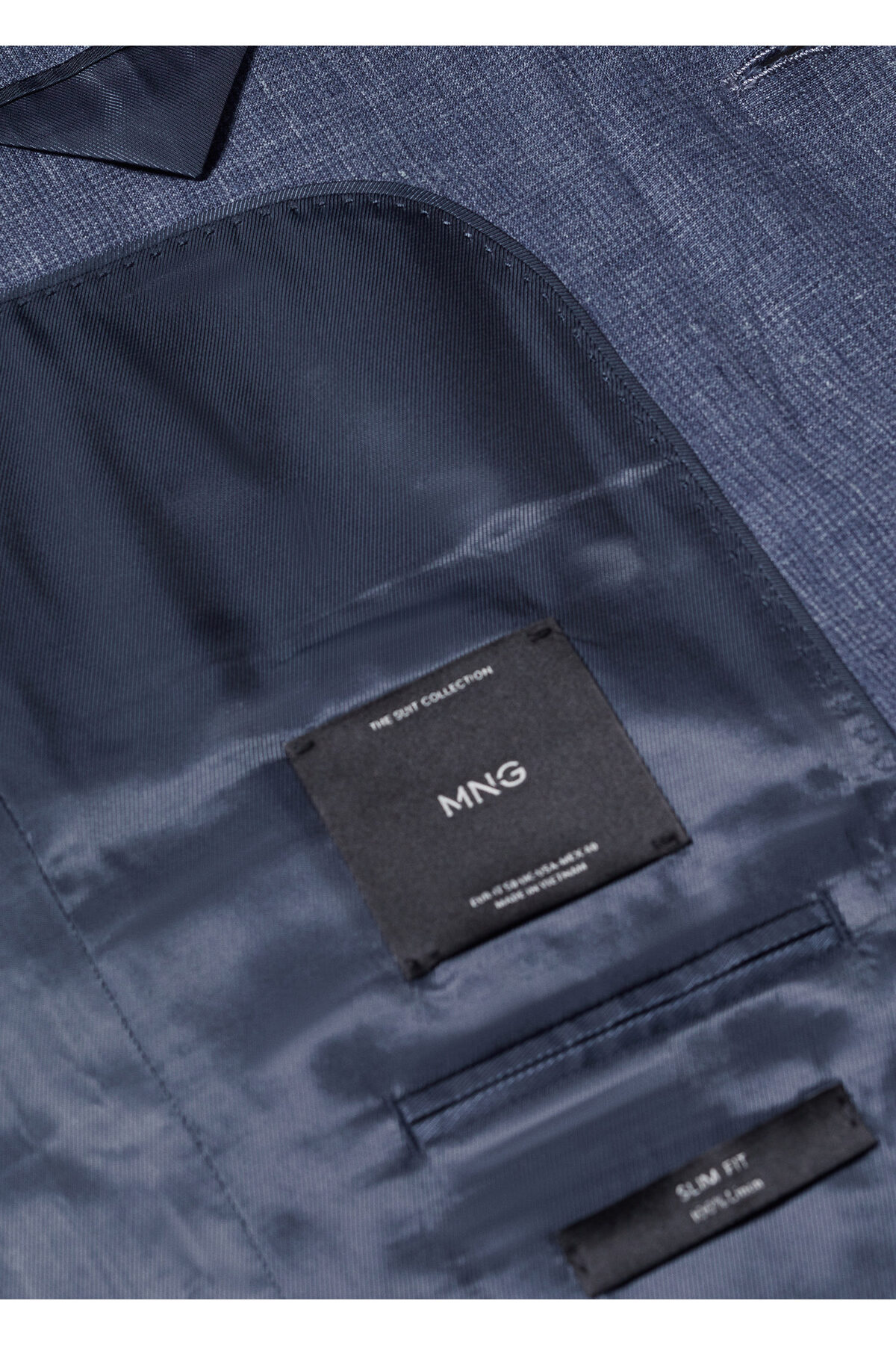 ژاکت مردانه آبی سرمه ای منگو | 57140552 اورجینال - تصویر 6