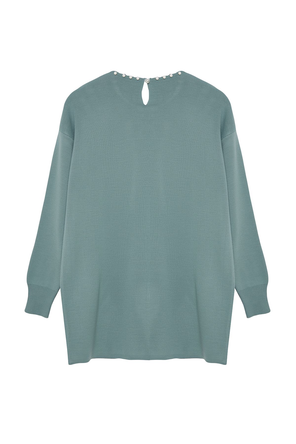 Trendyol Modest-Strickpullover in Perlmint - TCTAW25AK00014 7