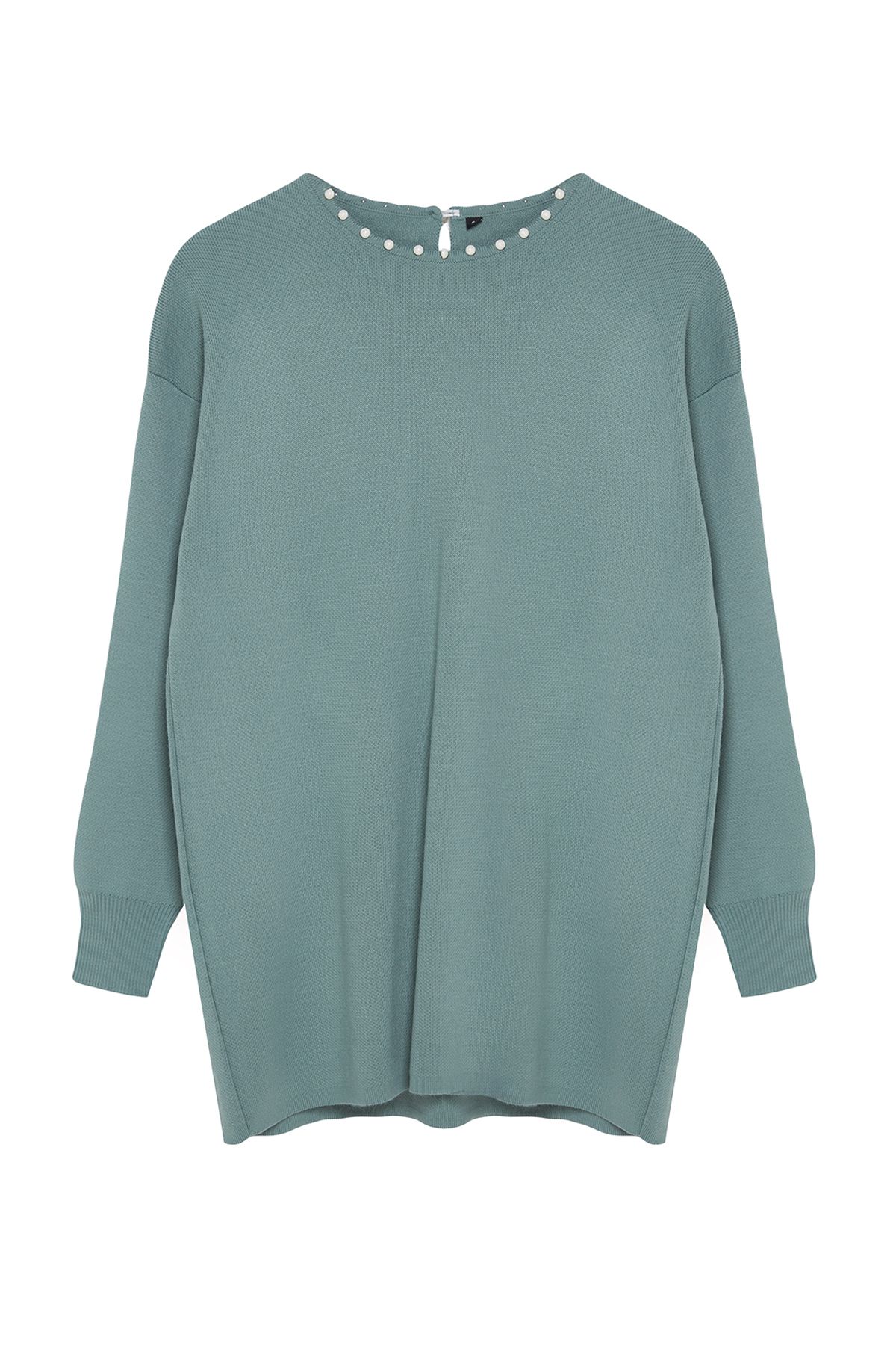 Trendyol Modest-Strickpullover in Perlmint - TCTAW25AK00014 6