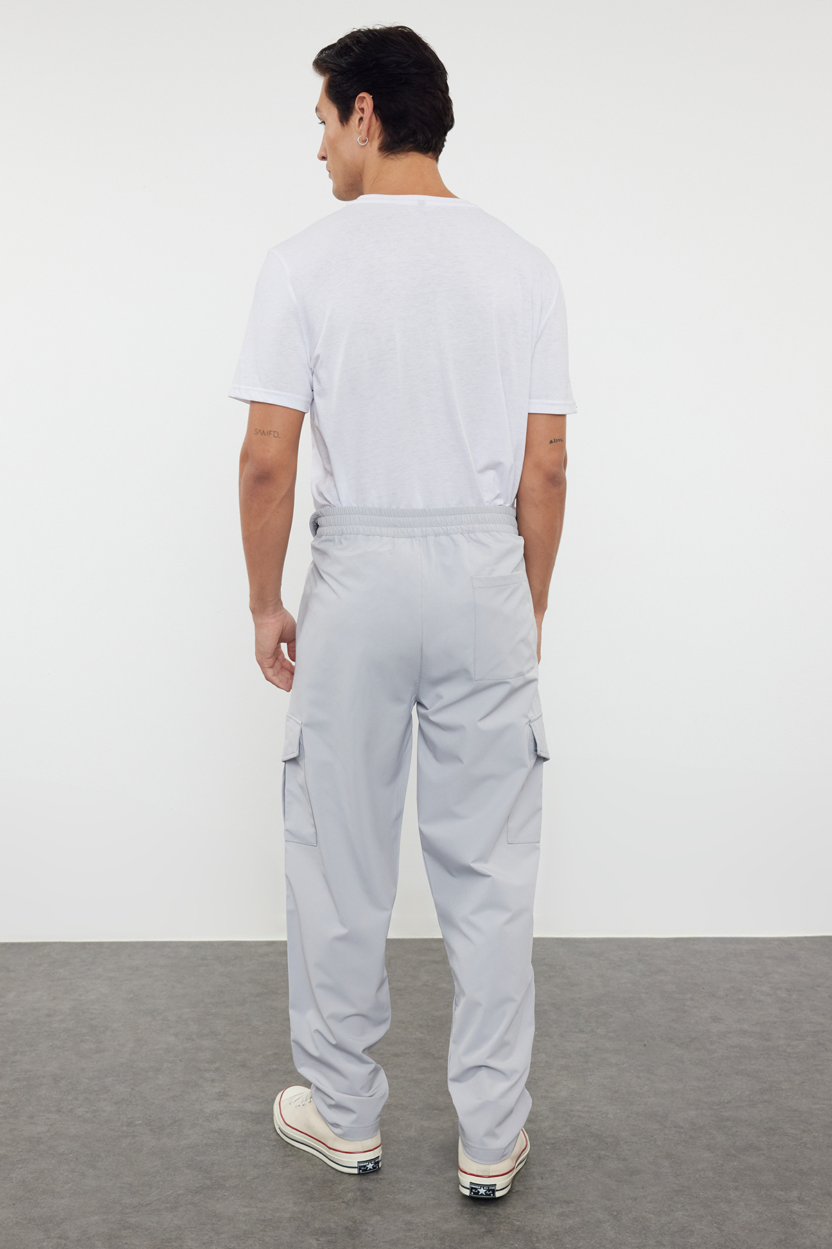  Trendyolmilla Man Ta? Teknik Kuma?l? Kargo Baggy Pantolon