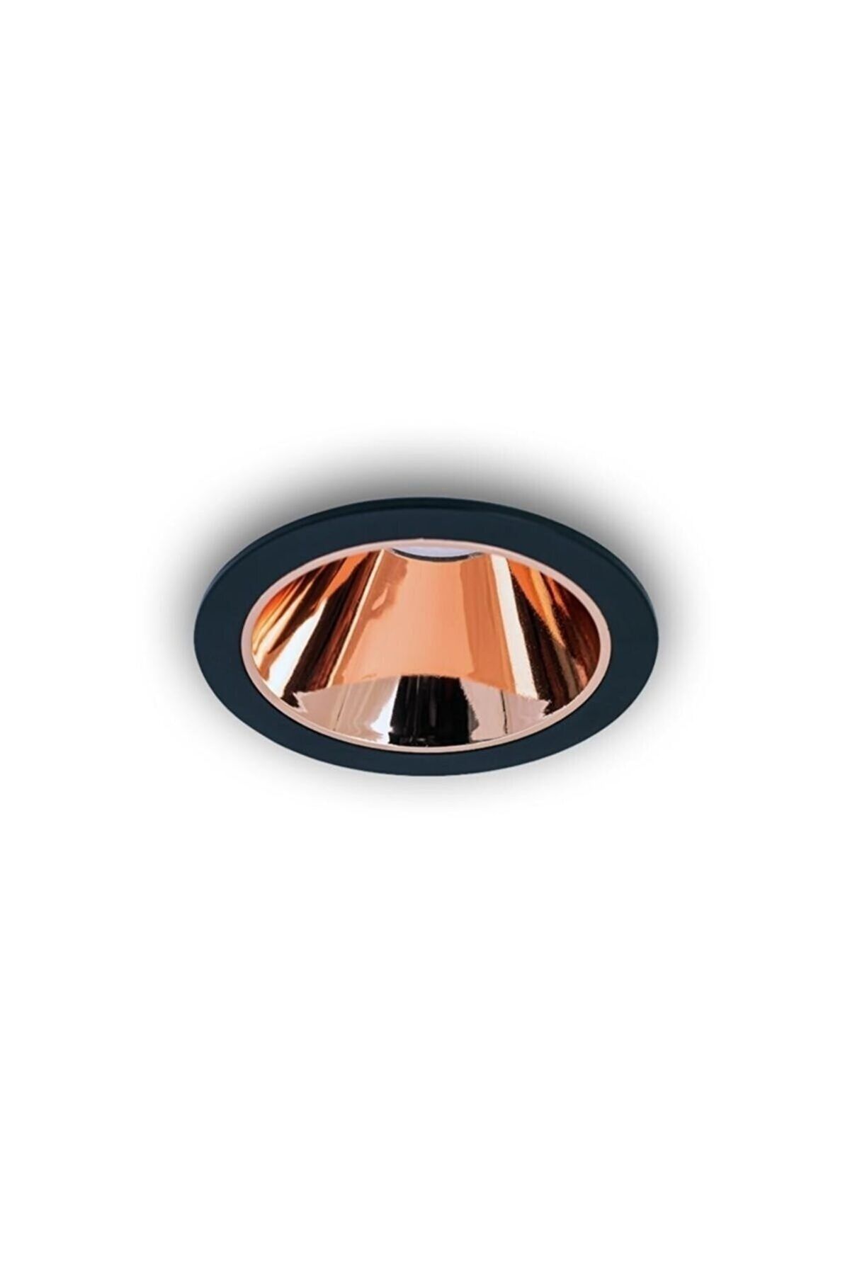 LIGHTMORE-Round Recessed Spot Luminaire with Gu10 Lampholder - Black Frame and Black Inner Coating 5