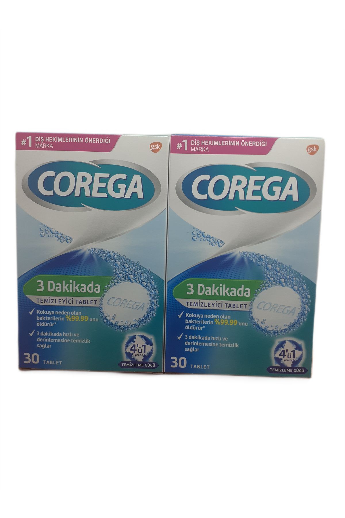 Corega Diş Protez Temizleyici 30 Tablet X 2 Adet