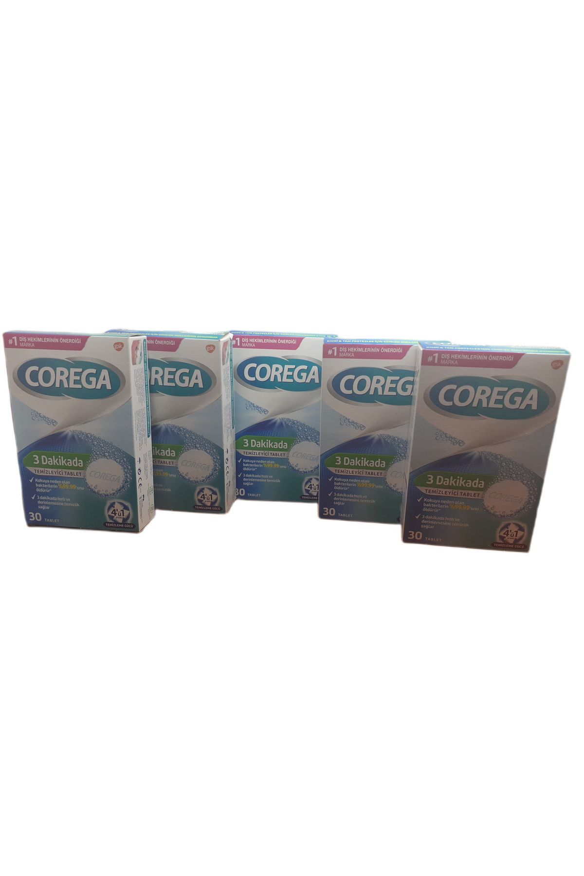Corega Diş Protez Temizleyici 30 Tablet X 5 Adet