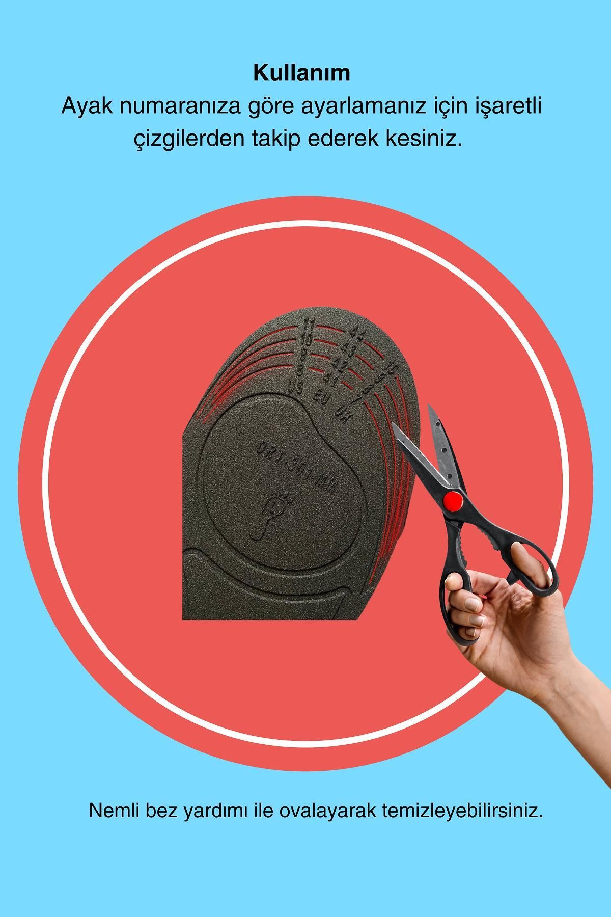 Kadın Active Team Memory Foam, Metatarsal Tabanlık - 4