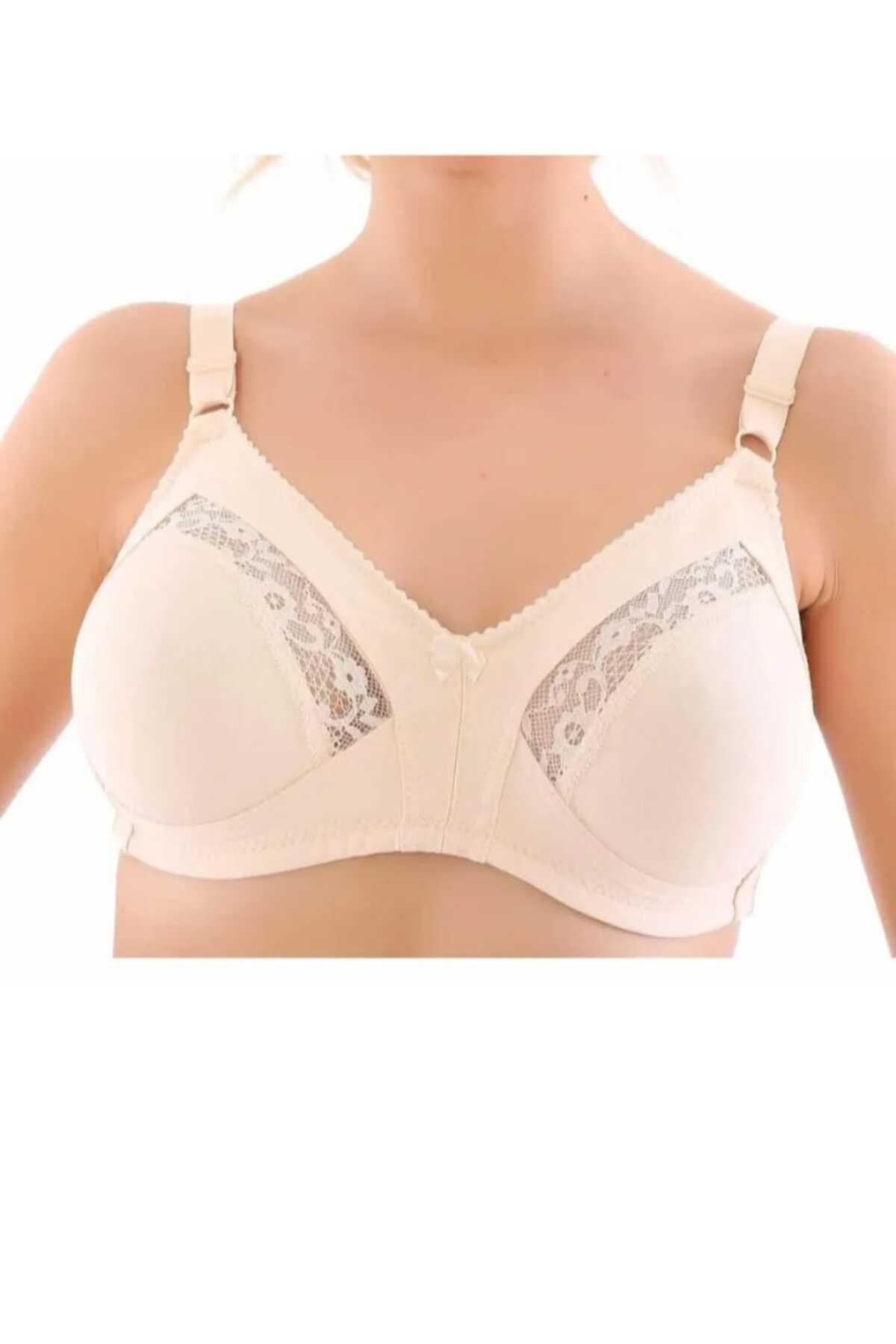NARIYA  Kadın Büyük Beden Toparlayıcı Sütyen 2'li 2 Adet Penye Sütyen Toplayıcı Telsiz Günlük Rahat Sütyen - Görsel 2