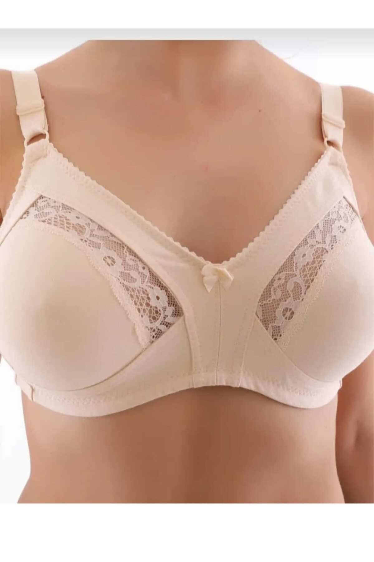 NARIYA  Kadın Büyük Beden Toparlayıcı Sütyen 2'li 2 Adet Penye Sütyen Toplayıcı Telsiz Günlük Rahat Sütyen - Görsel 3
