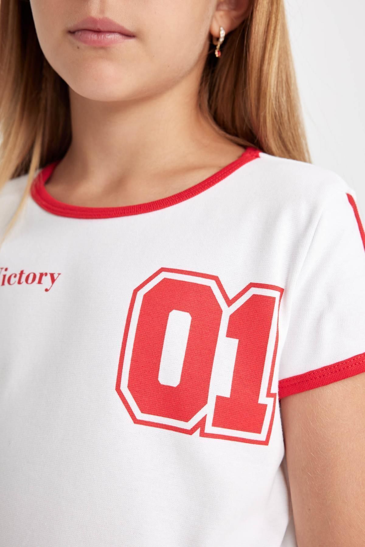 تی شرت دخترانه دفاکتو | D1624A824HS Defacto - Image 6