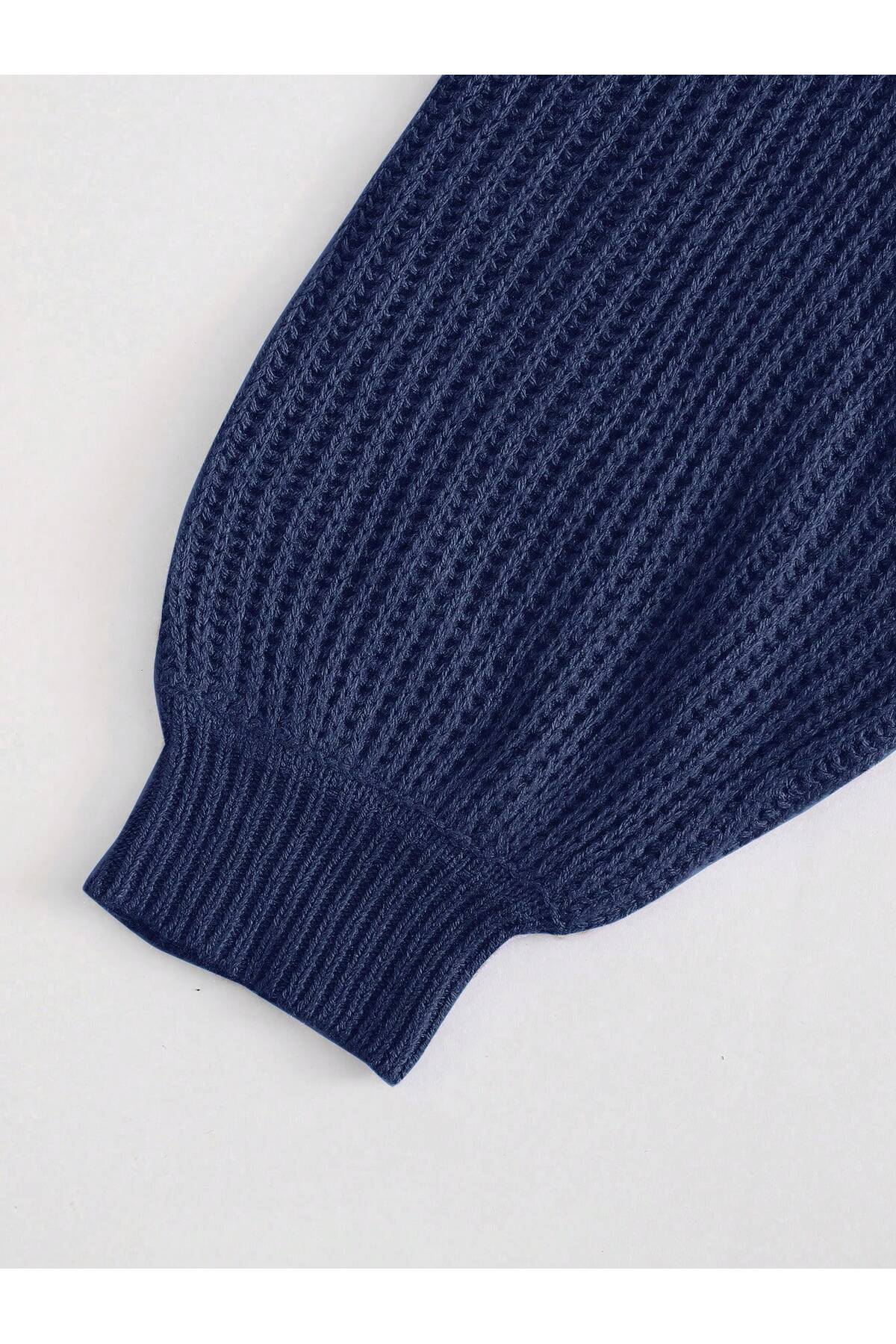 ATEMODAA  Kadın Triko Düğmeli Hırka - Görsel 3