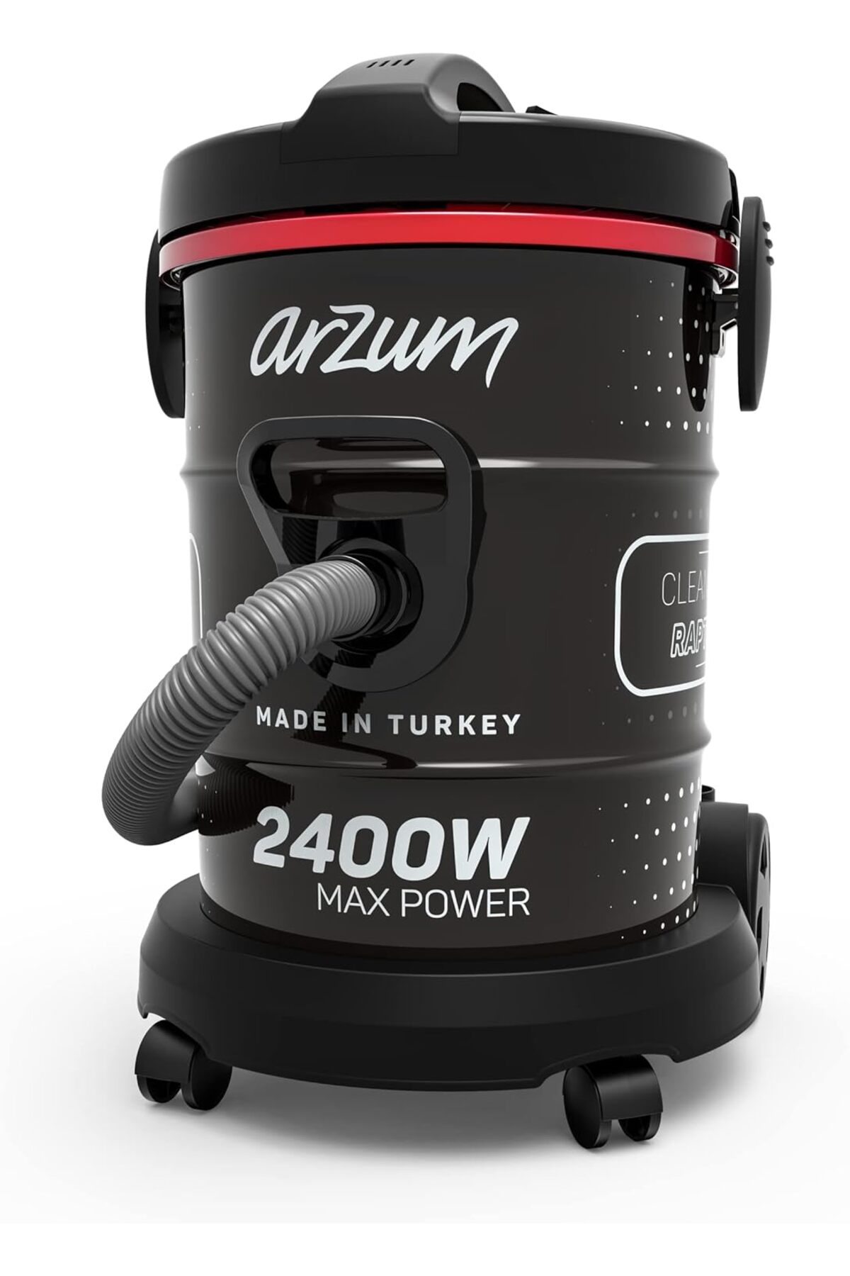 Arzum Drum Vacuum Cleaner 2400 Watts,Black, 21 liter, AR4106