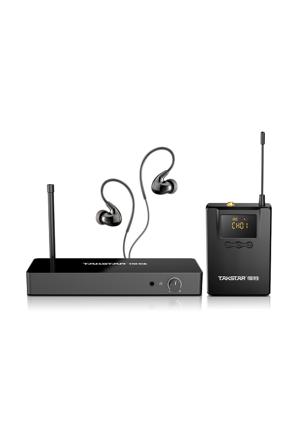 TakStar Wpm300 Kablosuz 520-600 Mhz In Ear Uhf Kulakiçi 10 Kanallı Monitör Sistemi