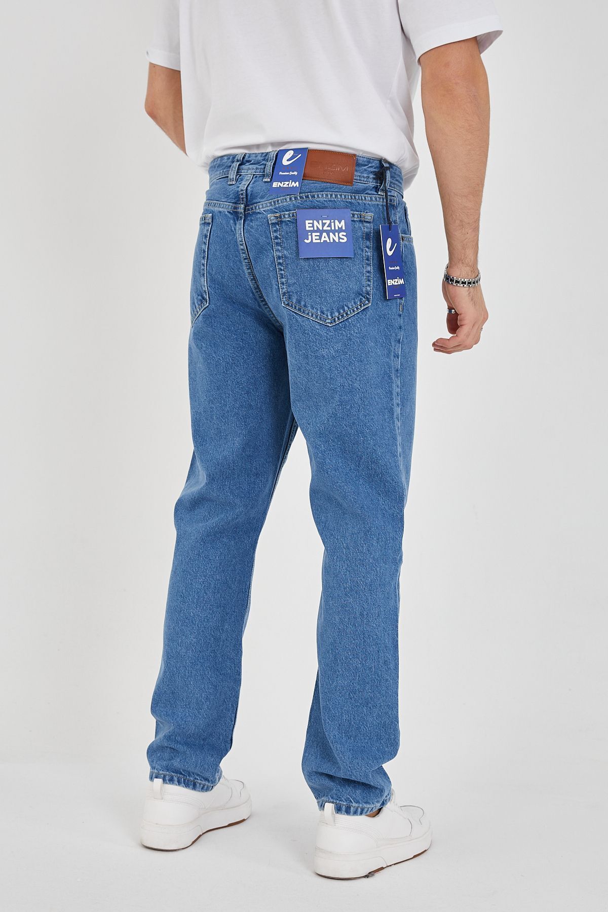 ENZİM JEANS-Pánske baggy džínsy zo 100% bavlny 5