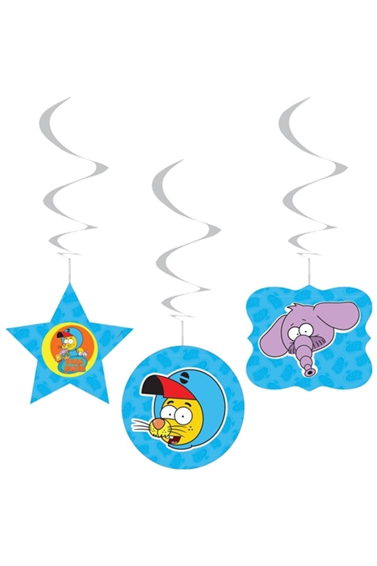 Partijet Kral Şakir Action Sarkıt Süs 6'lı