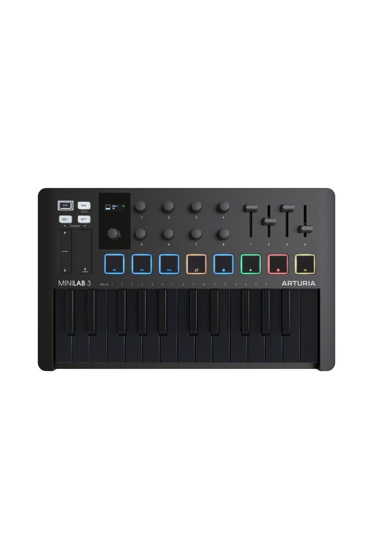 ARTURIA Minilab 3 Deep Black Özel Üretim Midi Klavye