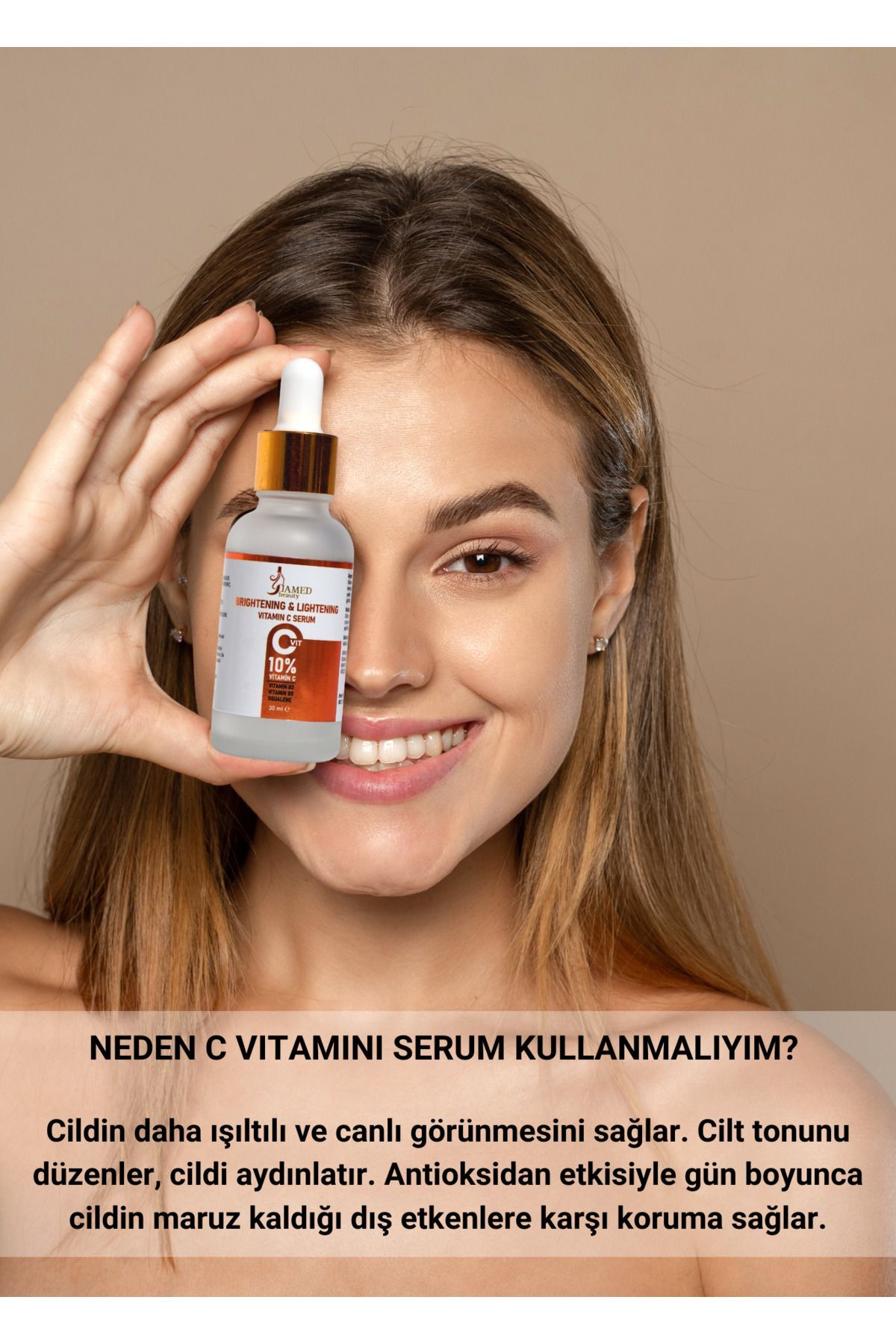 سرم پوست   Jamed Beauty | VITAMİN001 اورجینال - تصویر 6