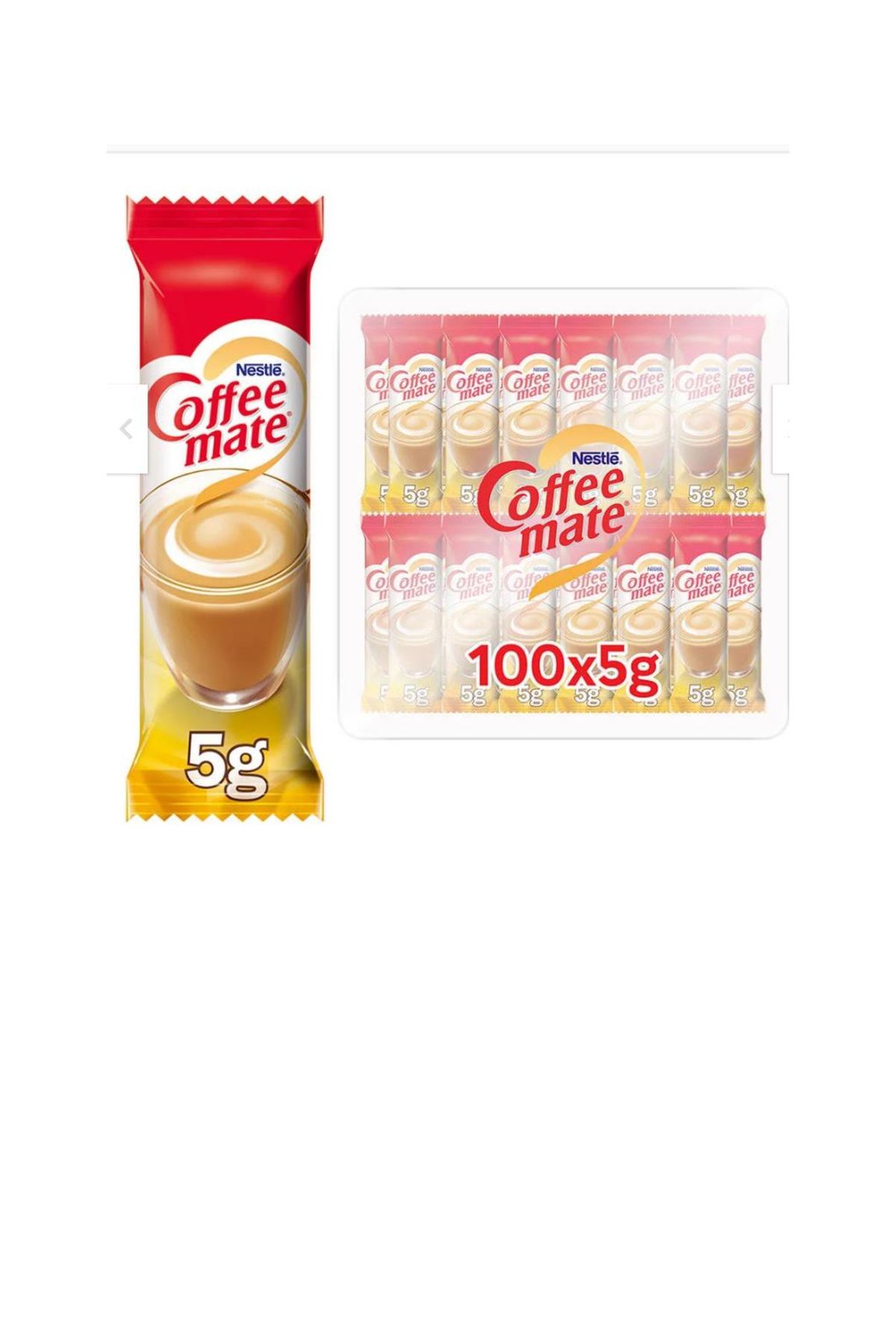 Nestle Coffee-Mate Kahve Beyazlatıcı 5 gr 100'lü Paket