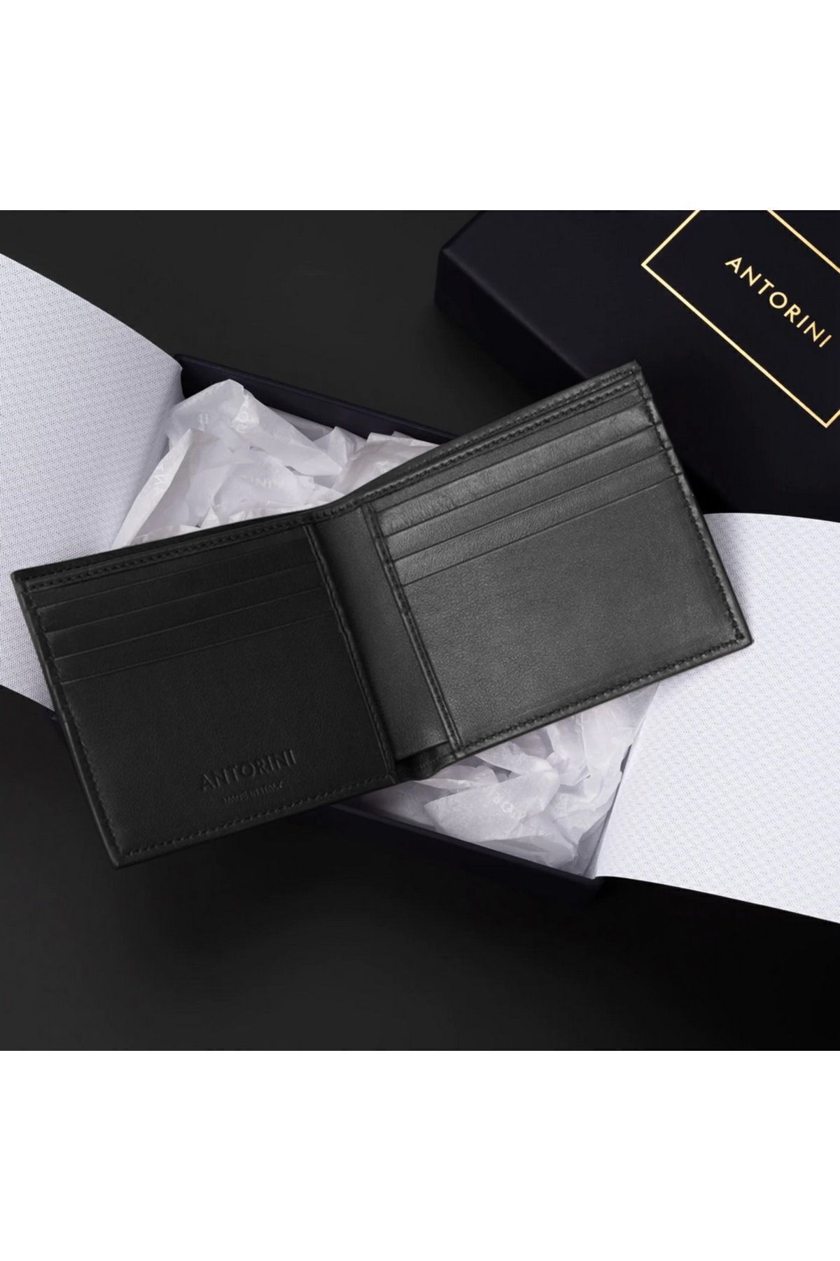 کیف پول مردانه FERRETTI LEGINE چرمی WALLET ایتالیایی نگهدارنده کارت ANTORINI