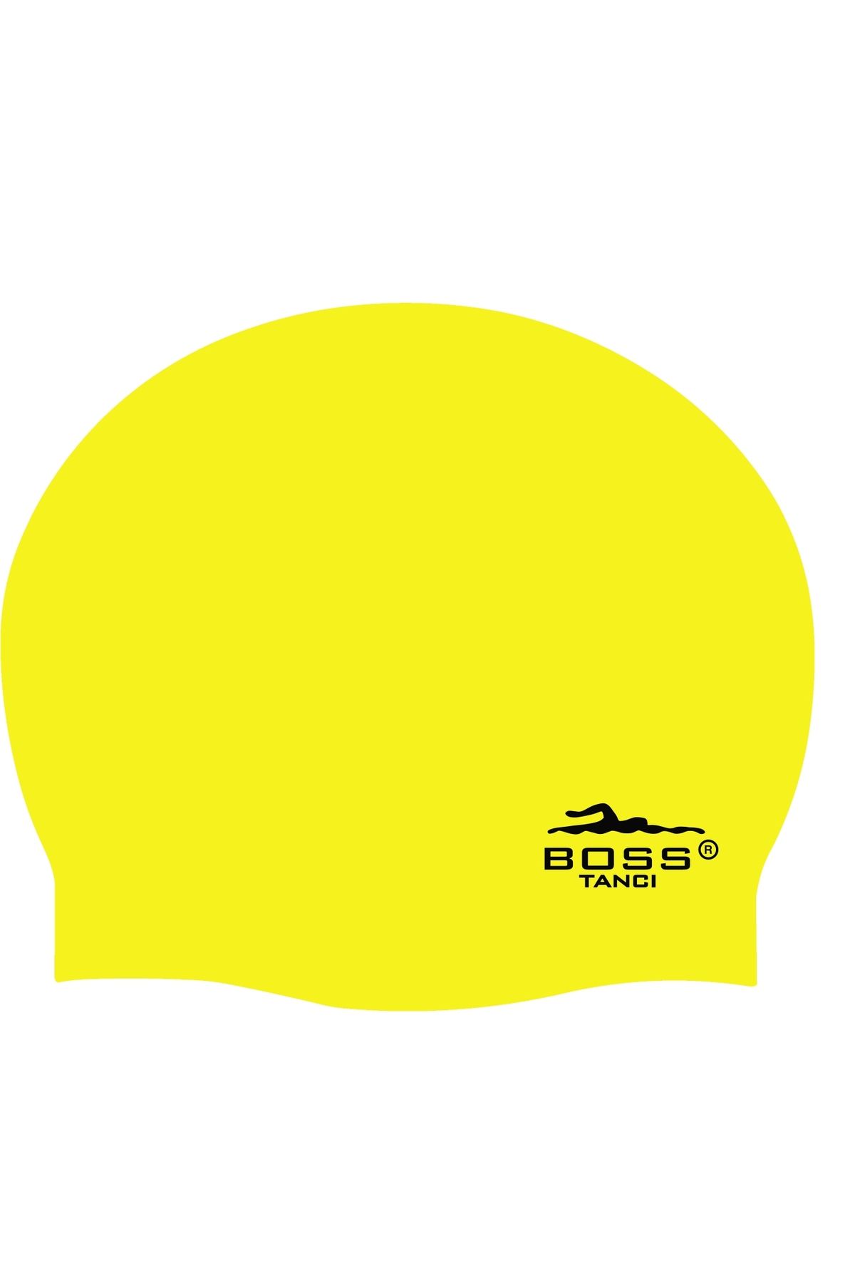 کلاه شنا زرد مردانه و زنانه استخر شناگر استخوان سیلیکونی پیوند دریا BOSS