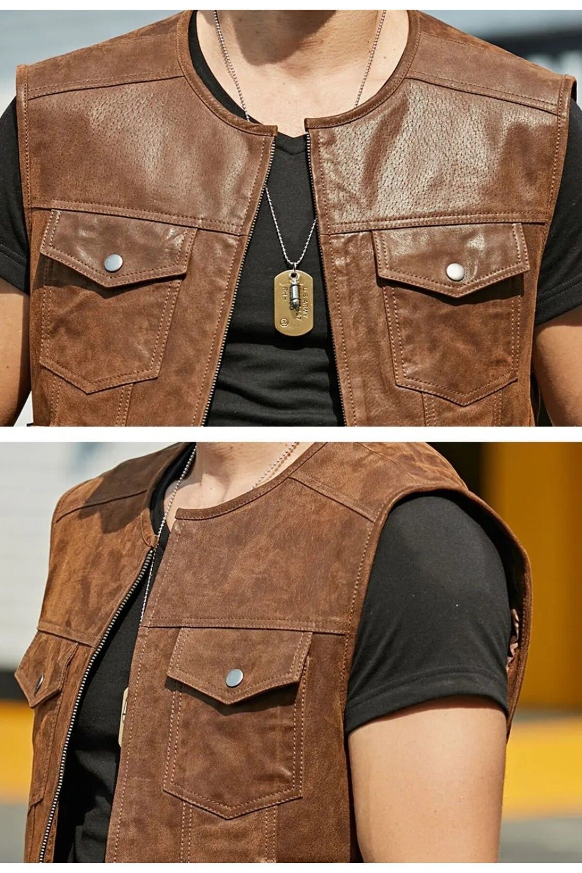 Us army leather vest outlet