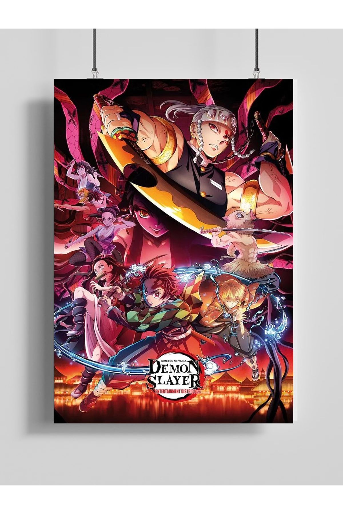 Poster City Demon Slayer Anime Posteri - Çerçevesiz Parlak