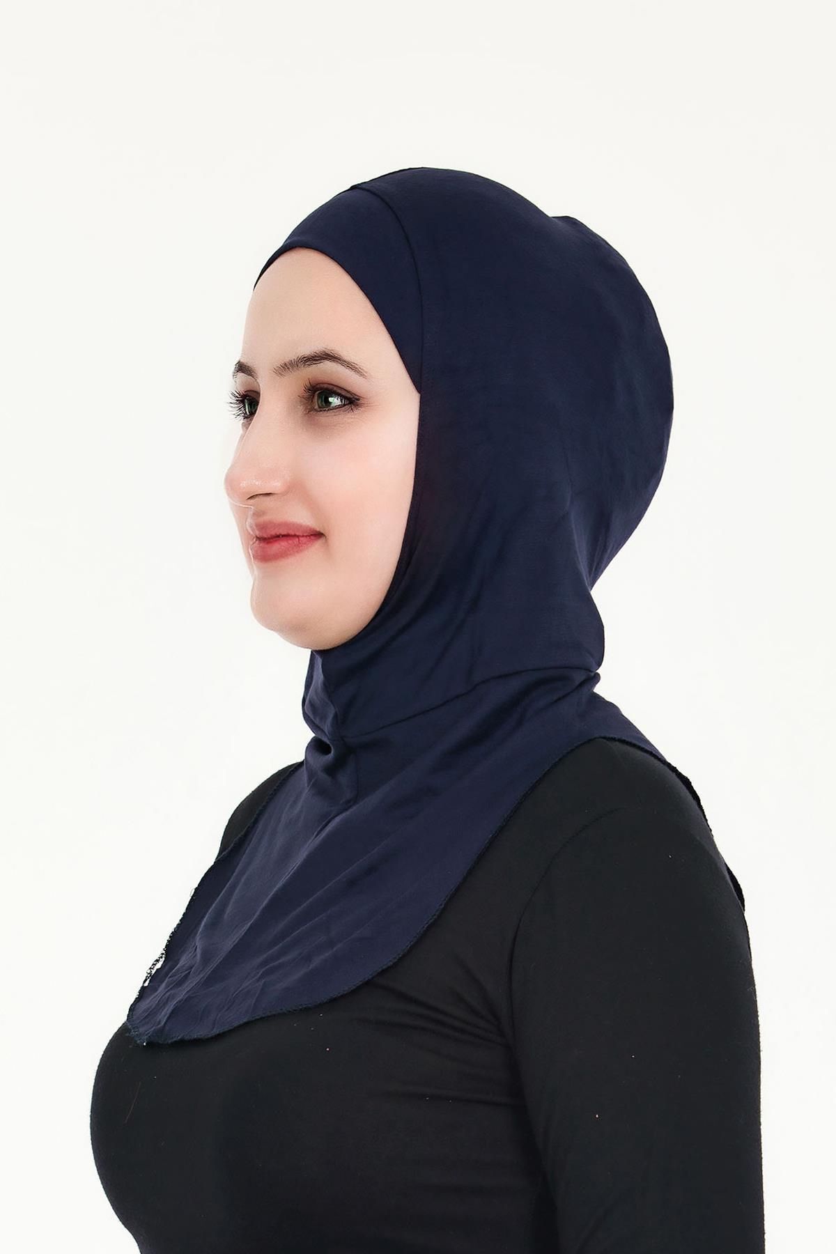 Sensu Bumbac Pieptănat Gât Guler Ninja Bonnet Femeie - One Size