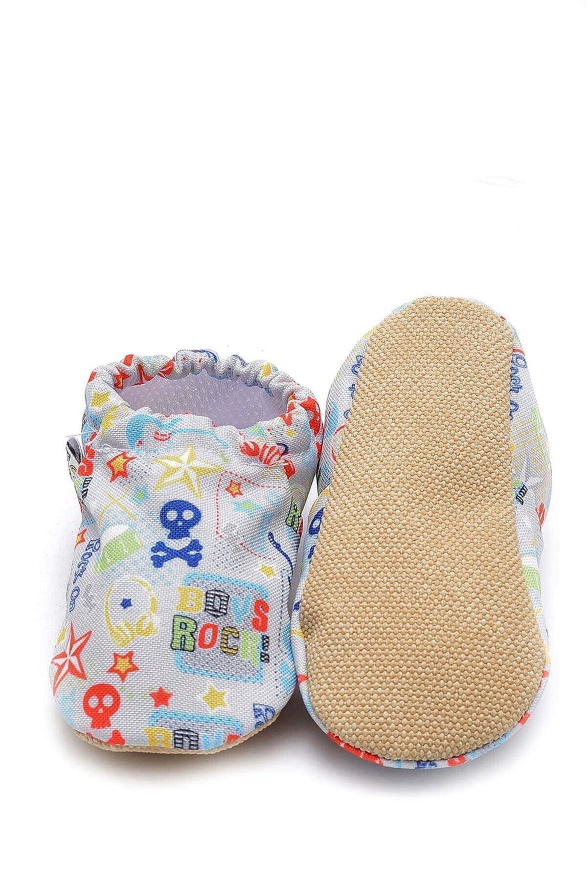 First Step-أحذية صيفية للأطفال بنعل غير قابل للانزلاق من Boys Rock باللون الأزرق، أحذية منزلية شباشب أحذية الحضانة شباشب F-824 3