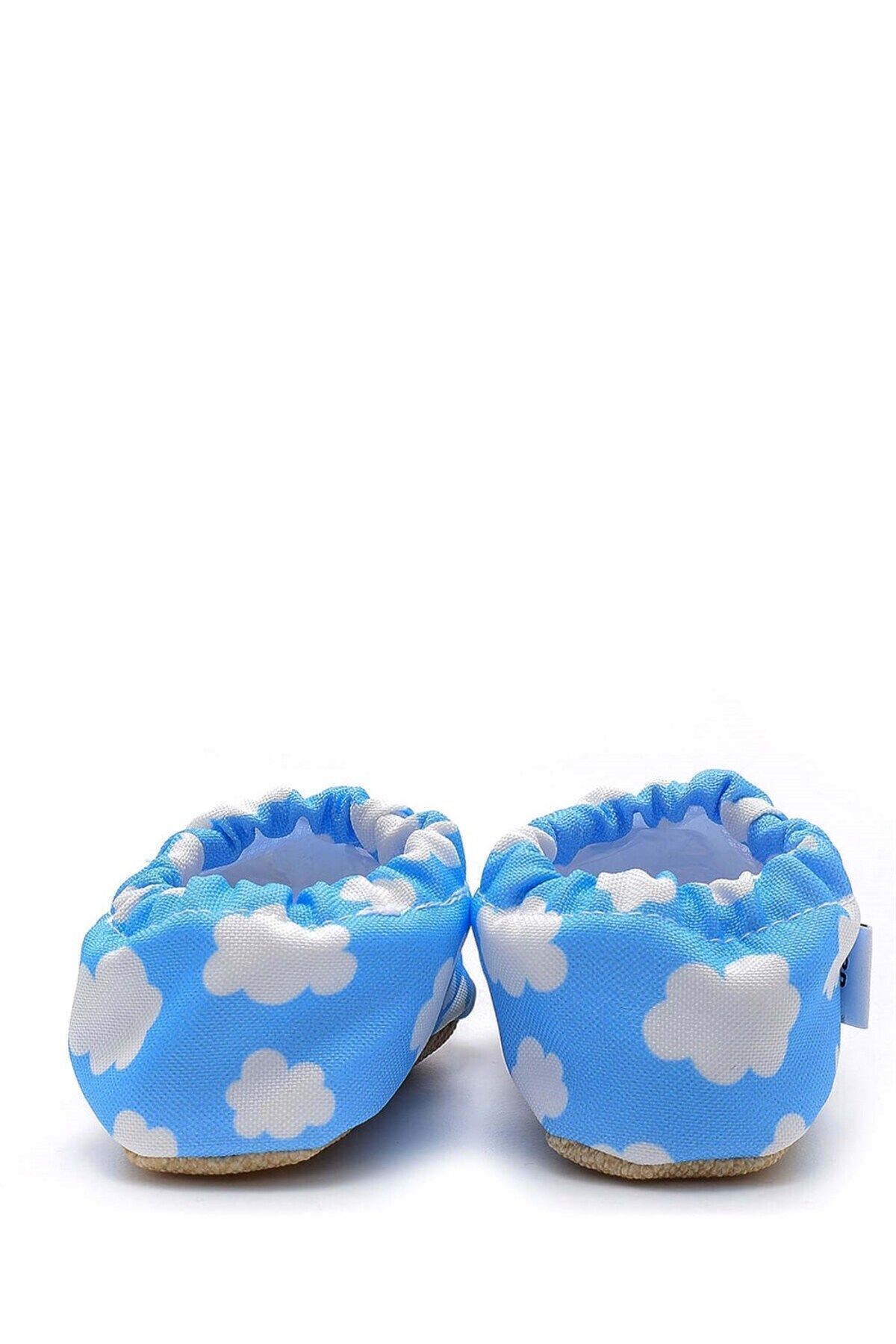 First Step-Cloud Non-Slip Sole Baby Summer Booties Blue, Home Boots Slippers Nursery Shoes Slippers F-824 3