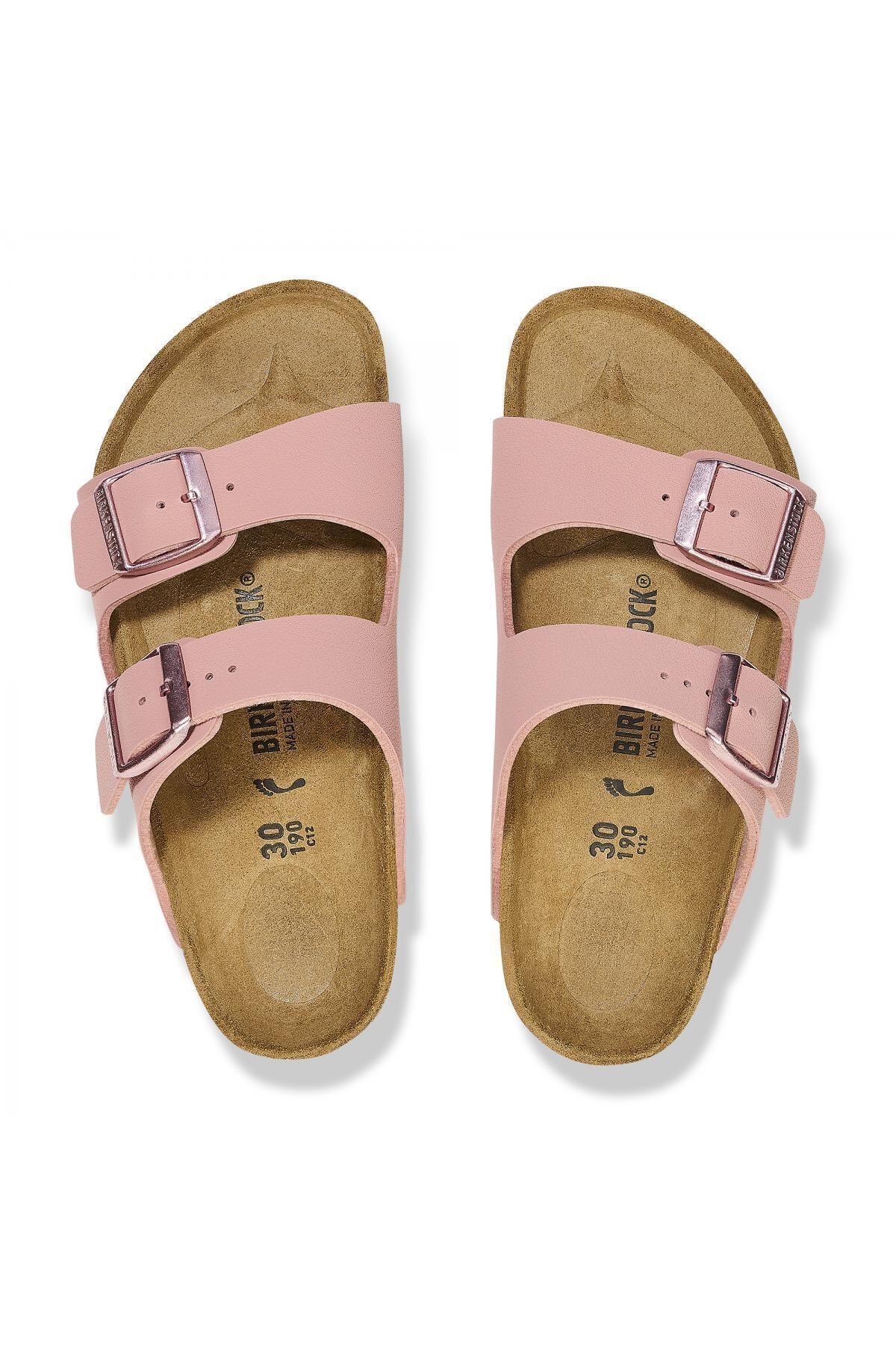 دمپایی صورتی دخترانه و بچگانه آریزونا BF دختر دوتایی Birkenstock