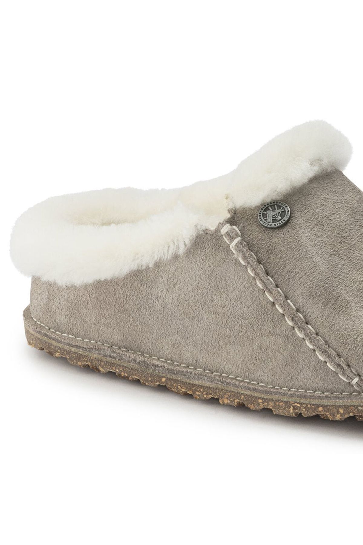 دمپایی منزل خاکستری زنانه زرمات اورجینال Birkenstock