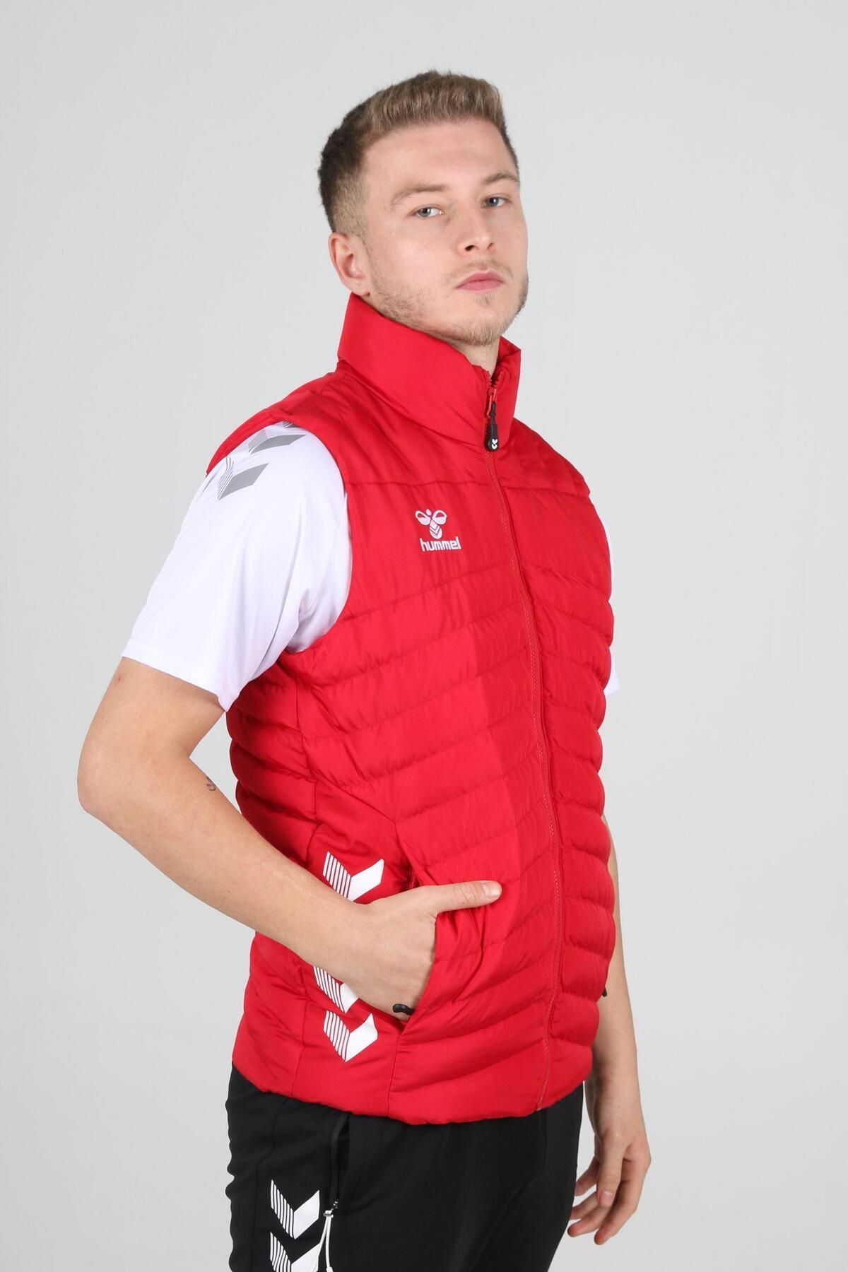 جلیقه ورزشی قرمز مردانه برنده سوگند اورجینال hummel