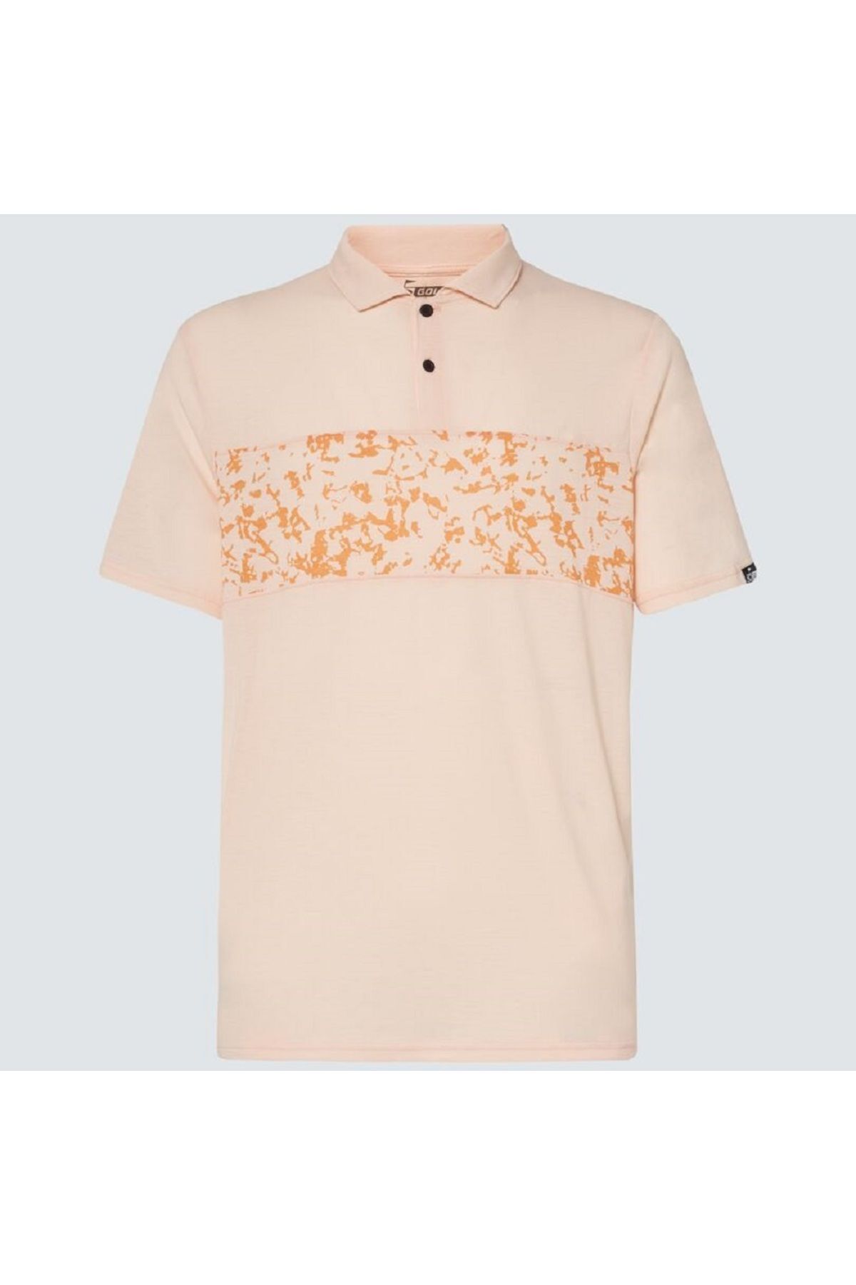تی شرت یقه دار آستین کوتاه مردانه Sand Print Oakley