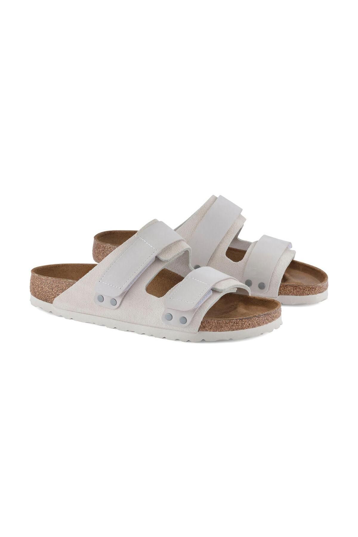 دمپایی بیرکن استاک زنانه چرم قهوه ای پوشاک ساحل راسته      کژوال/روزمره | Birkenstock 1024822 DE - تصویر 4