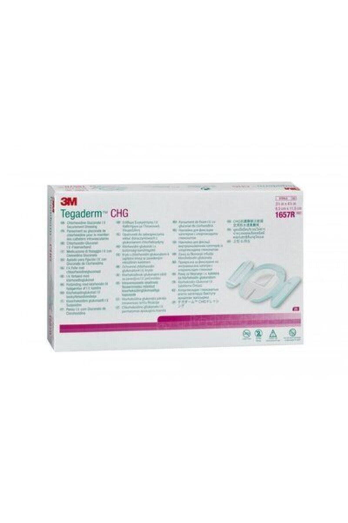 3M (4 ADET) Tegaderm Chg 1657r Şeffaf Film Yara Örtüsü Jelli 8,5cm X 11,5cm ( 4 Adet )