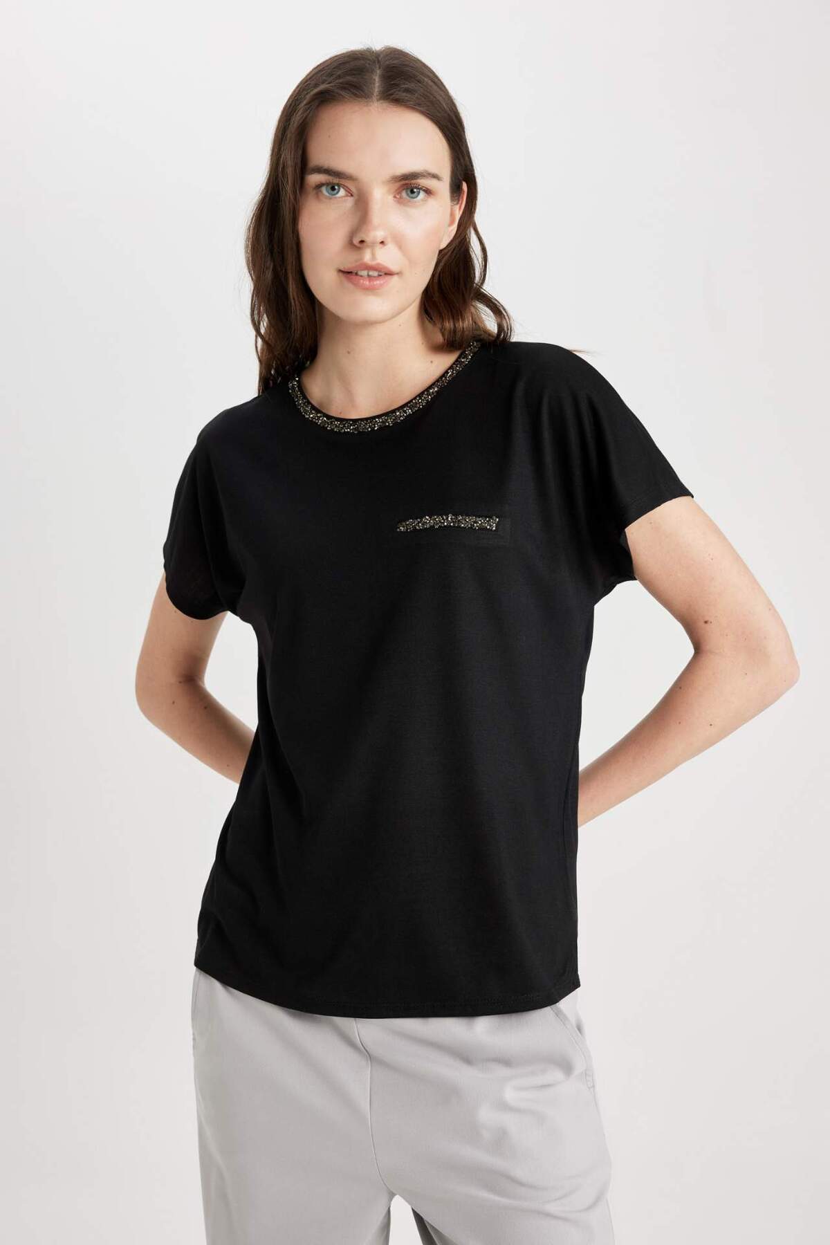 تی شرت زنانه دفاکتو | K7701AZ23SP Defacto - Image 3