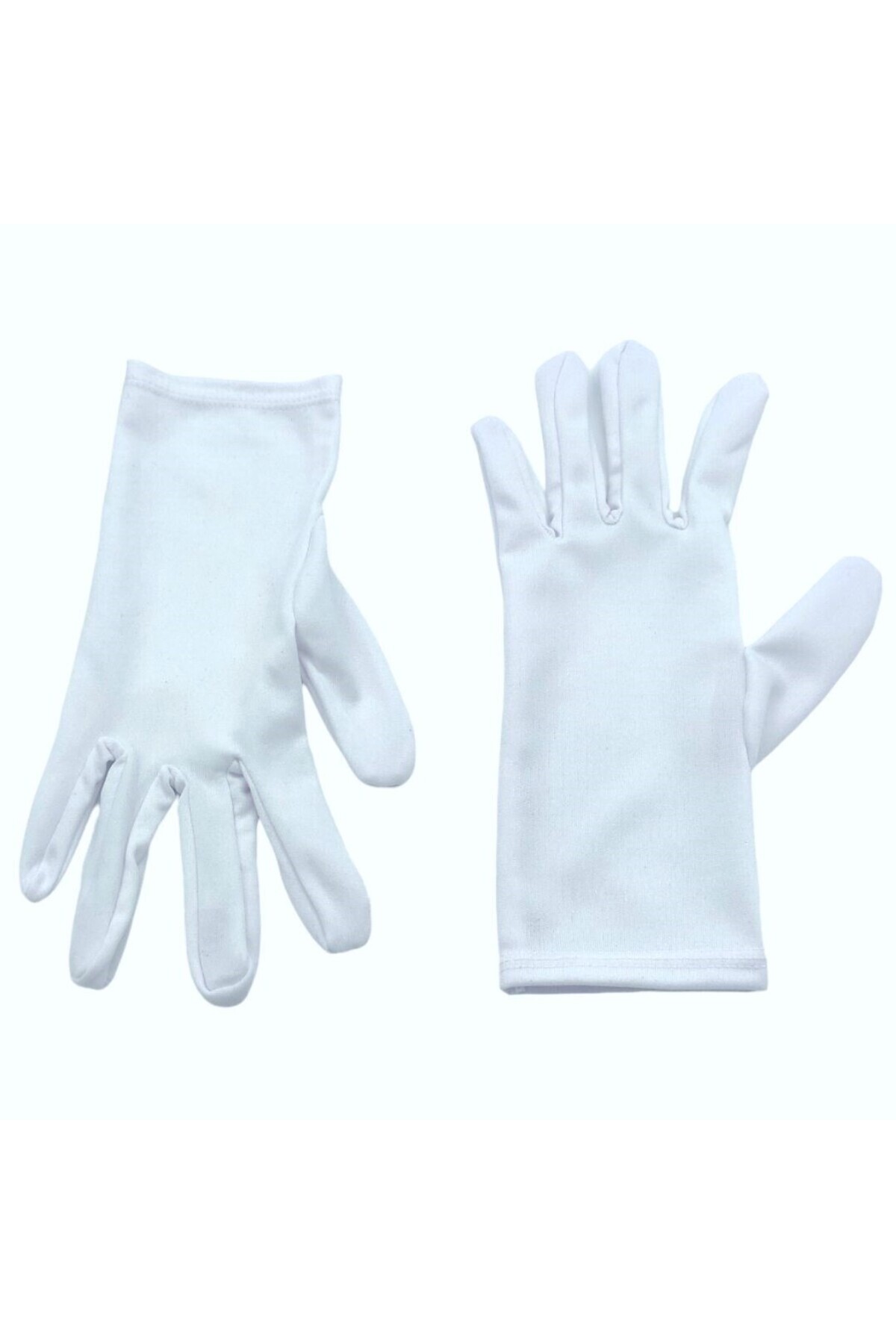 AXE SPORTSWEAR  Beyaz Renk Rahat Kalıp Bando Garson Tören Pandomim Gösteri Merasim Eldiveni - Görsel 3