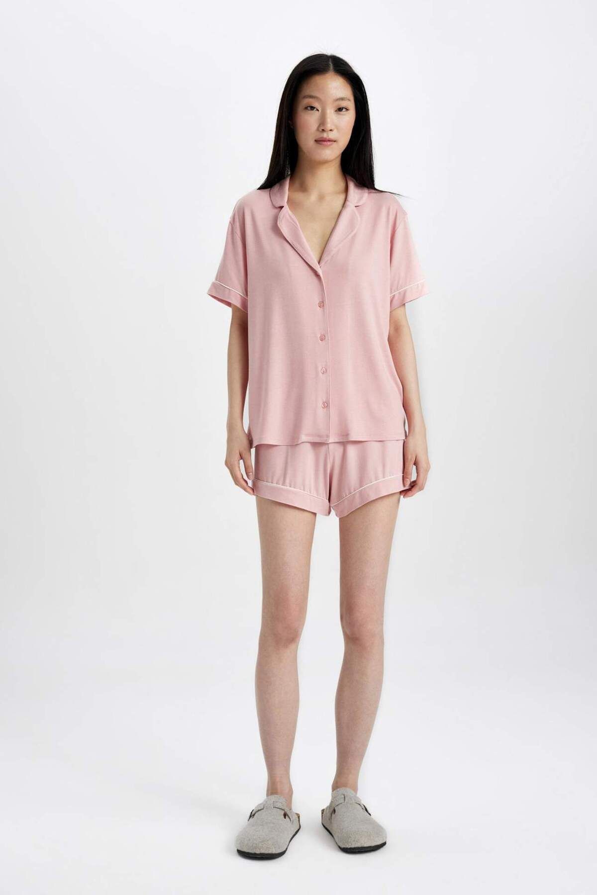 DeFacto-Fall In Love Regular Fit Pajama Set 5