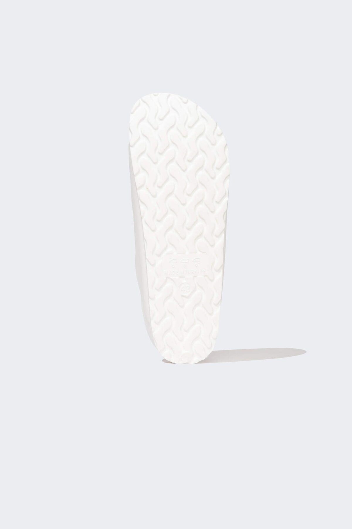DeFacto-Ανδρικές παντόφλες Eva Flat Sole Double Banded 4