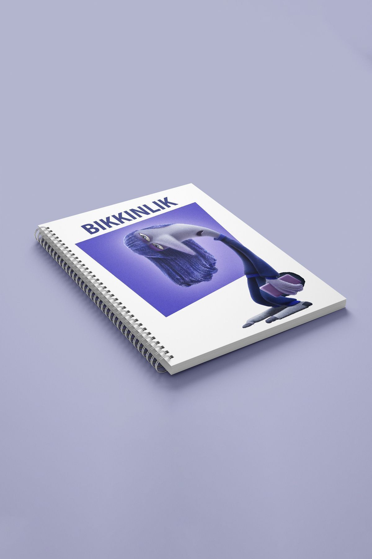 Nekobo Studio-NKB-SPD014 - Reverse Face Notebook with 2 Protrusions A5 Spiral 1